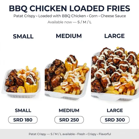 BBQ Chicken Loaded Fries