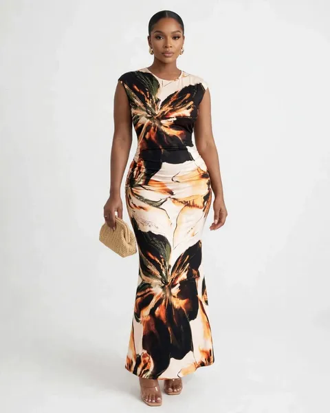 Bloemenprint Maxi Jurk